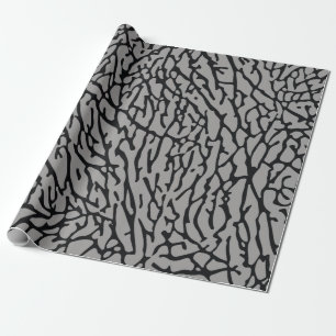 Papier Cadeau Poster de animal, Motif de peau d'éléphant, ventil