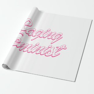 Papier Cadeau Poupée Féministe Déchaînée 