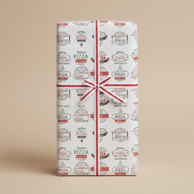 Papier Cadeau pour Concepteur de Style de Pizzeria (Perfect for birthdays, parties, and pizza lovers.)