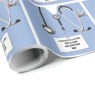 Papier cadeau pour docteur