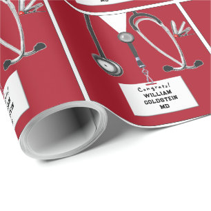 Papier cadeau pour docteur