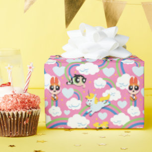 Papier Cadeau Powerpuff Girls & Donny Rainbow Motif