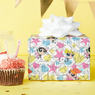 Papier Cadeau Powerpuff Girls Townsville Pattern