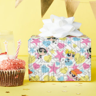 Papier Cadeau Powerpuff Girls Townsville Pattern
