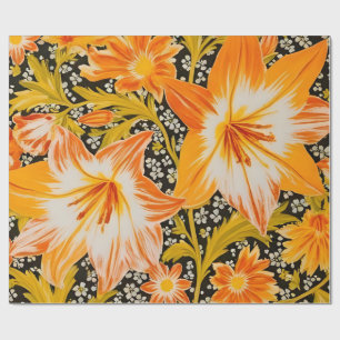 Papier Cadeau Pré-raphate de William Morris Golden Lily Vintage