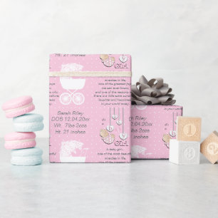 Papier Cadeau Précieuse petite fille de bébé