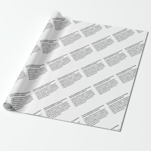 Papier Cadeau Premier amendement de la Constitution