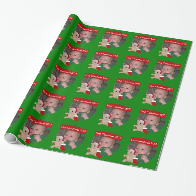Papier Cadeau Premier papier d'emballage de Noël (Déroulé)