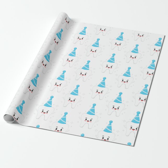 Papier Cadeau Première fête des dents - Agra Hadig (Déroulé)
