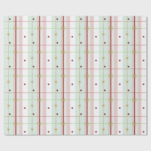 Papier Cadeau Preppy Atomic Age Wrapping Paper (Plat)