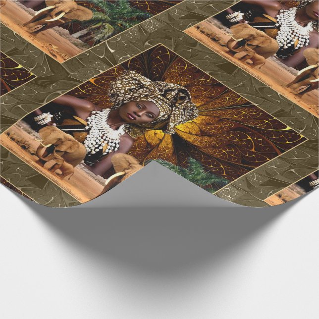 Papier Cadeau Prêtre africain (Coin)