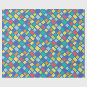 Papier Cadeau Primary Party Damier Enfant  