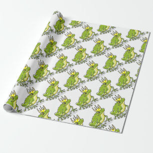 Papier Cadeau Prince princesse Sketch de grenouille