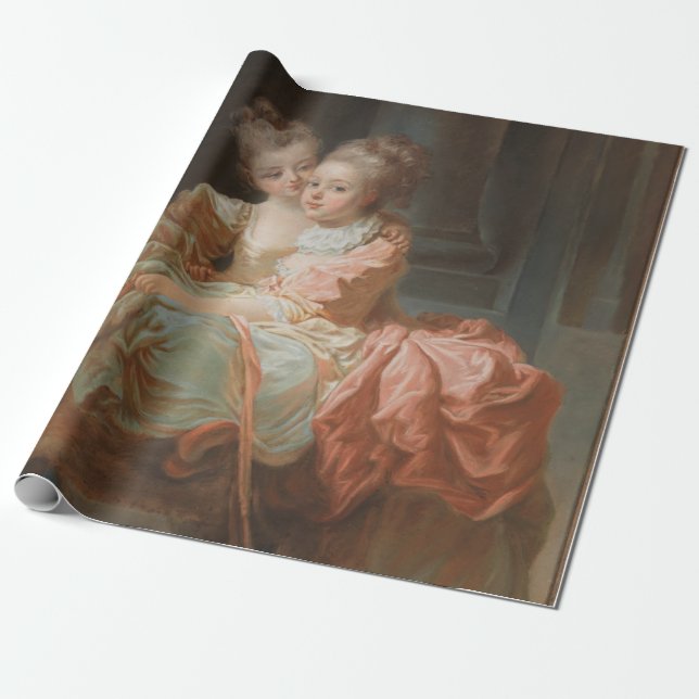 Papier Cadeau Princes Sisters Furniture Decoupage Poster (Déroulé)
