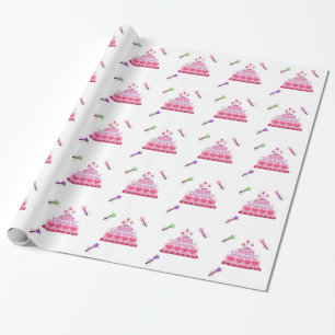 Papier Cadeau Princess Cake et Wands magiques