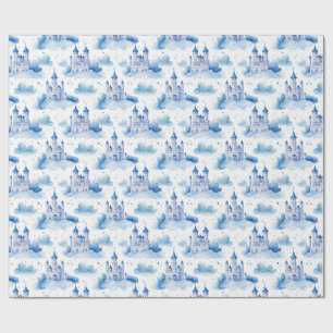 Papier Cadeau Princess Castle Motif sans surveillance