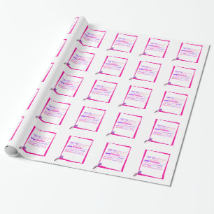 Papier Cadeau Princess Word Art