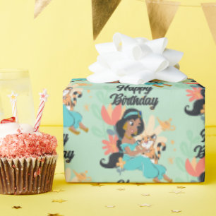 Papier Cadeau Princesse Jasmine & Rajah - Moments magiques