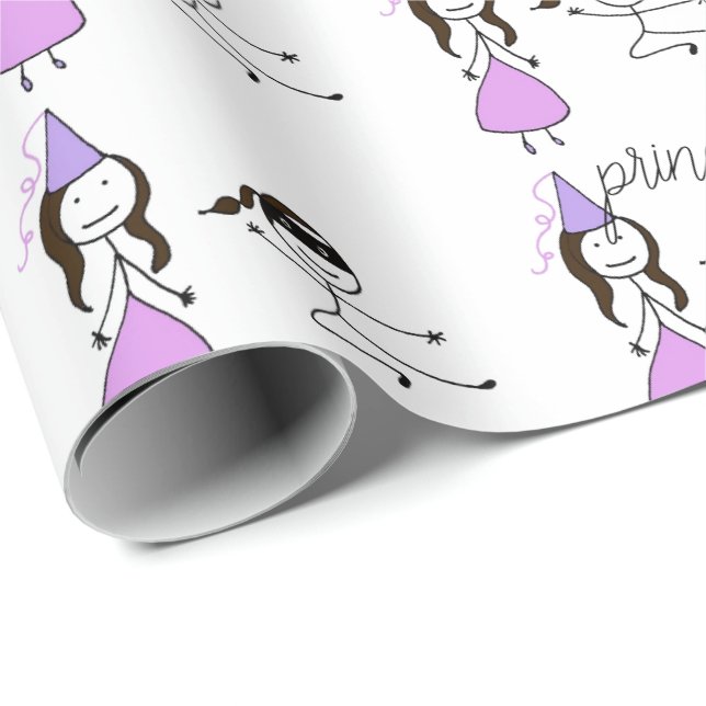 Papier Cadeau Princesse Ninja Giftwrap (Coin rond)