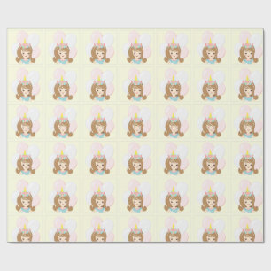 Papier Cadeau Princesse Unicorn