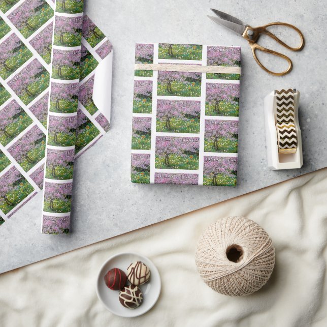 Papier Cadeau Printemps à Claude Monet Garden (Artisanat)