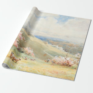 Papier Cadeau Printemps vintage par Joseph Rubens Powell