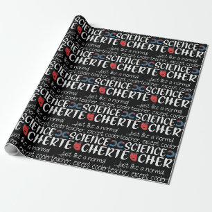 Papier Cadeau Professeur de sciences