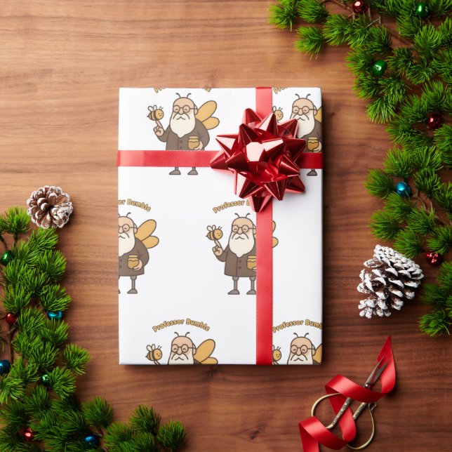 Papier Cadeau Professor Bumble Gift Wrap (Cadeau de vacances)