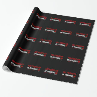 Papier Cadeau Profileur de FBI dans la formation