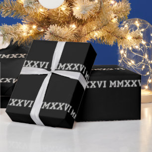 Papier Cadeau Promotion 2026 MMXXVI Senior 26 tenue de remise de