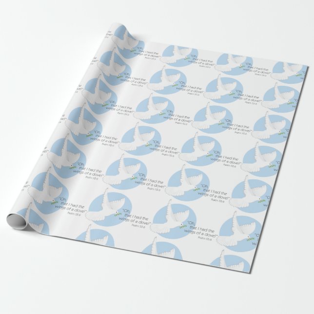 Papier Cadeau Psalm Dove (Déroulé)