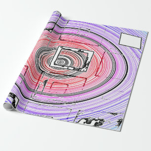 Papier Cadeau Psychédélique
