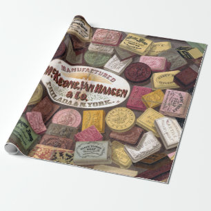 Papier Cadeau Publicité de Vintage McKeone van Haagen Soap