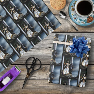 Papier Cadeau Puissante Sorcière de Fantastique Gardienne du Dra
