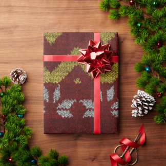Papier Cadeau Pull de Noël