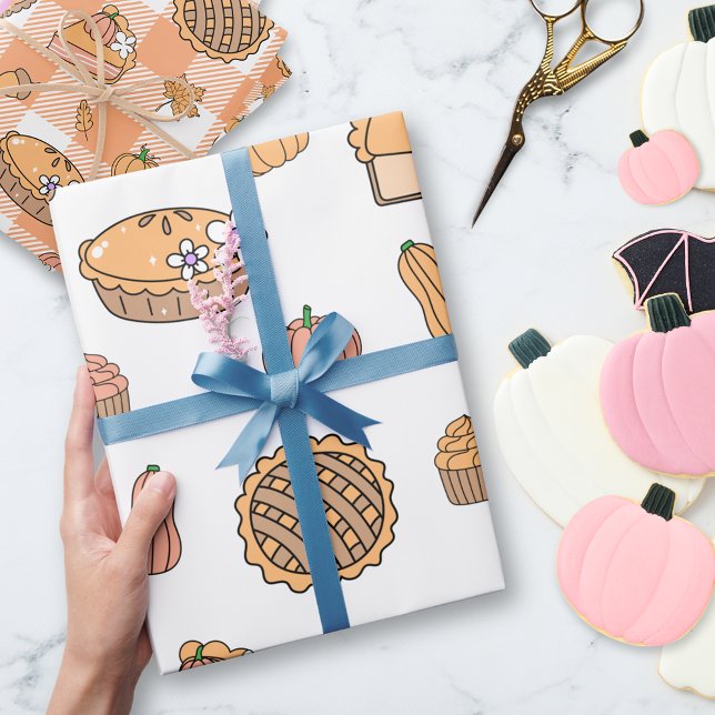 Papier Cadeau Pumpkin Pie Wrapping Paper (Créateur téléchargé)