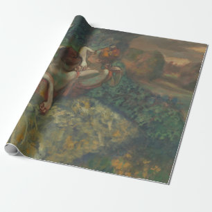Papier Cadeau Quatre danseurs d'Edgar Degas, Ballet Fine Art