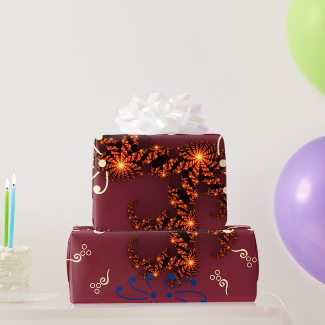 Papier Cadeau Que votre Noël soit joyeux et lumineux (Cadeaux de fête)