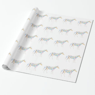 Papier Cadeau Races de cheval