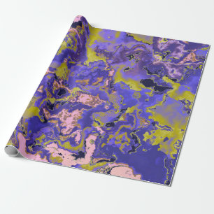 Papier Cadeau Radioactive Marble