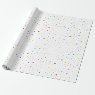 Papier Cadeau RAINBOW MOTIF lumineux amusant coloré moderne mode
