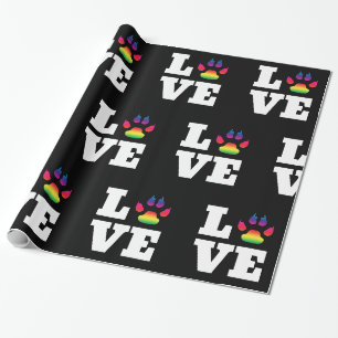 Papier Cadeau Rainbow paw