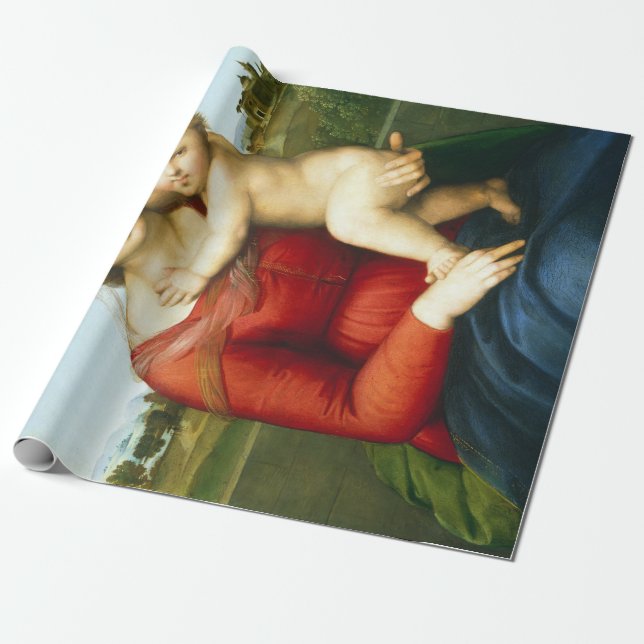 Papier Cadeau Raphael La Petite Madonna (Déroulé)