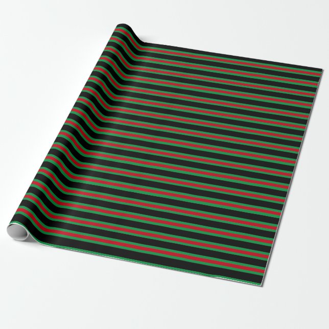 Papier Cadeau Rayé (Déroulé)