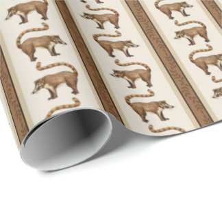 Papier Cadeau Rayure de coati