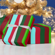 Rayures de Noël modernes festives 