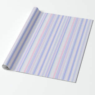 Papier Cadeau Rayures pastel