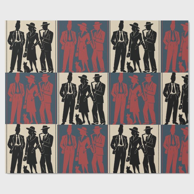 Papier Cadeau Rebelle française (Plat)