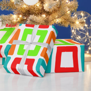 Papier Cadeau Rectangles biaisées