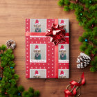 Red Merry Woofmas Personnalisé Animaux de Compagni